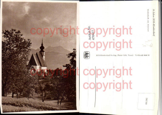 470427,Weißenbach am Attersee Kirche pub SOS-Kinderdorf 36/59