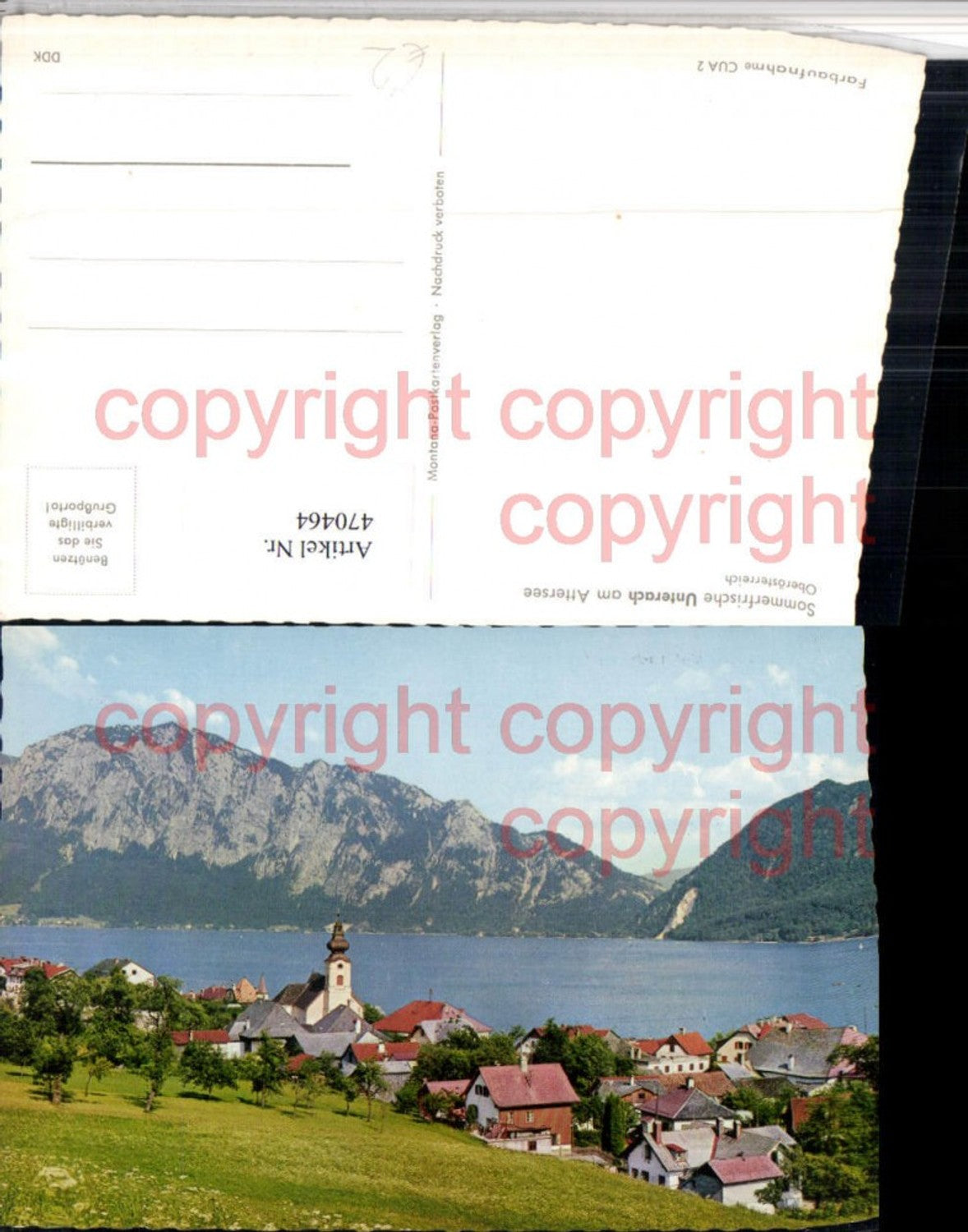 470464,Unterach am Attersee Totale See Bergkulisse