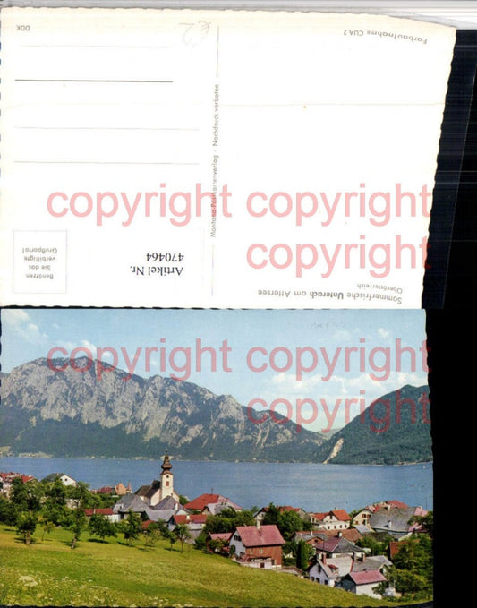 470464,Unterach am Attersee Totale See Bergkulisse