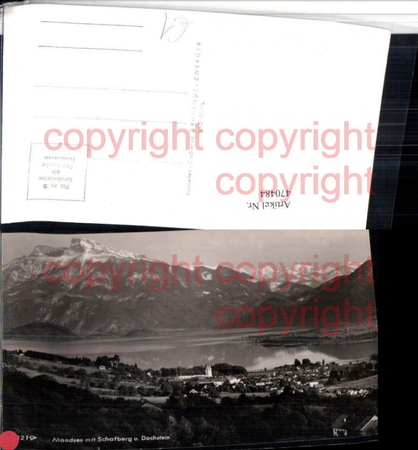 470484,Mondsee Totale m. Schafberg Bergkulisse