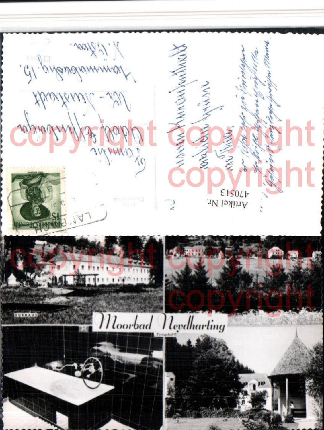 470513,Bad Wimsbach-Neydharting Moorbad Mehrbildkarte