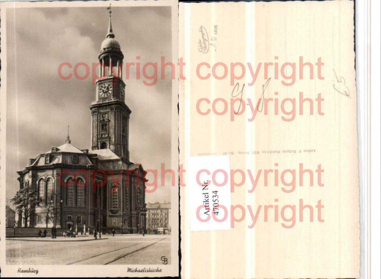 470534,Hamburg Michaeliskirche Kirche