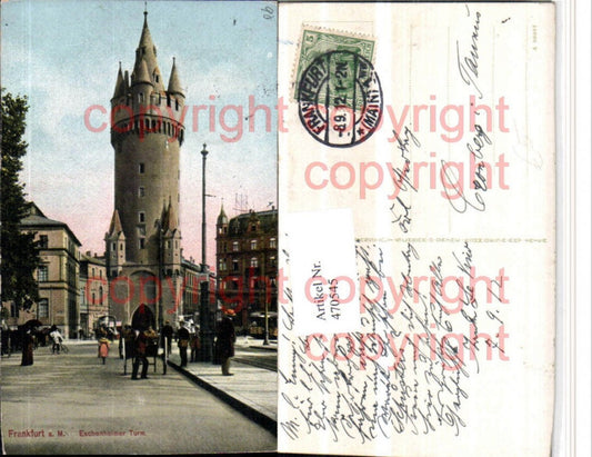 470545,Frankfurt am Main Eschenheimer Turm Straßenansicht