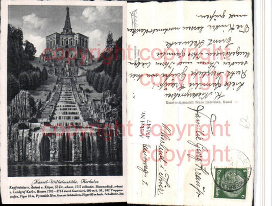 470547,Kassel Wilhelmshöhe Herkules Wasserfall