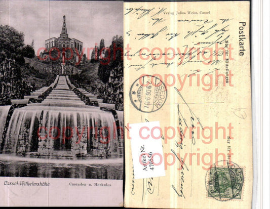 470556,Kassel Cassel Wilhelmshöhe Cascaden u. Herkules