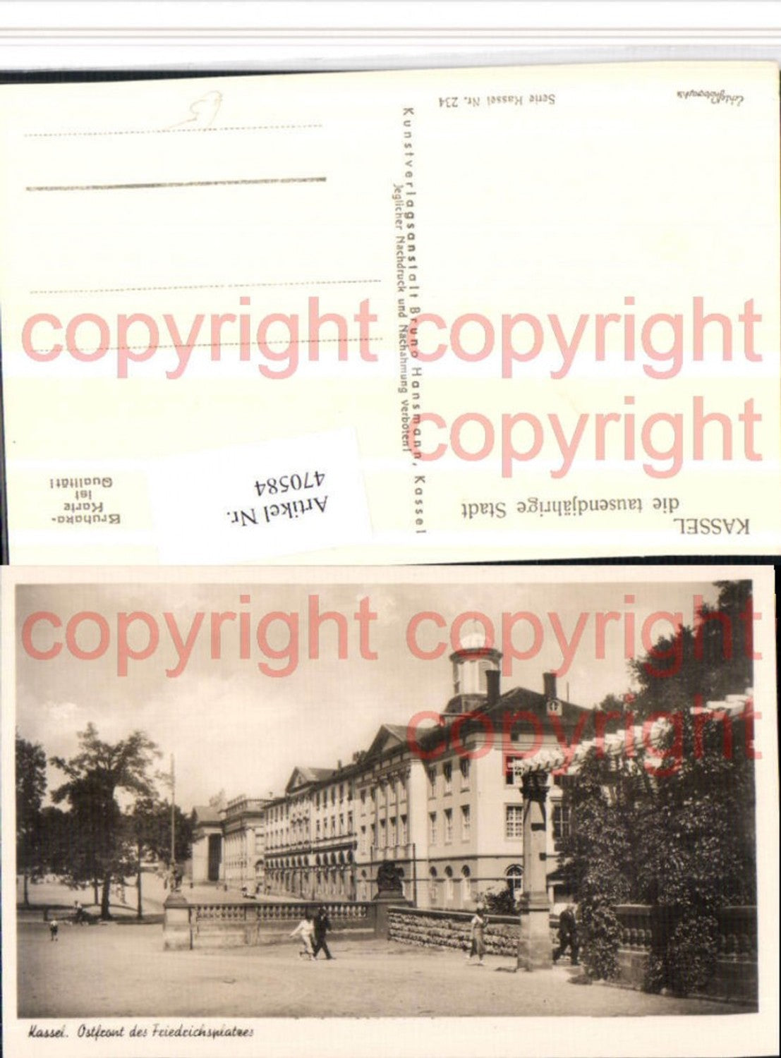 470584,Kassel Ostfront des Friedrichsplatzes