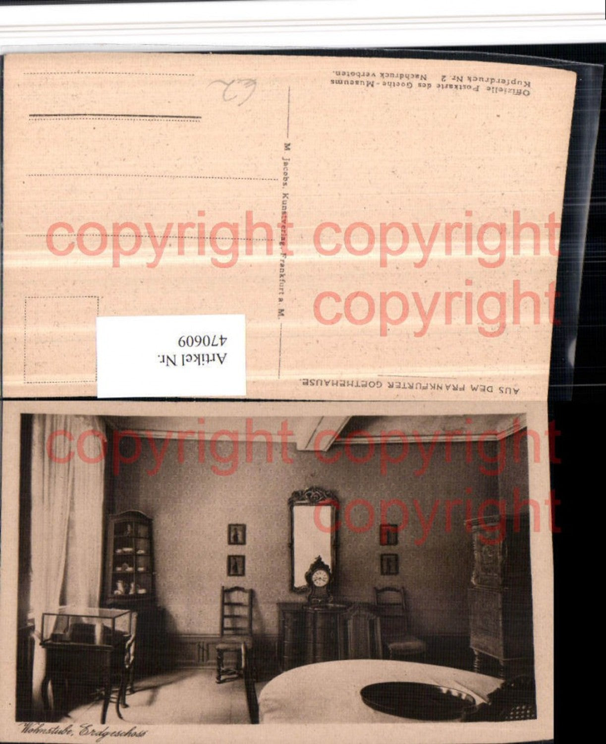 470609,Frankfurt am Main Goethehaus Wohnstube