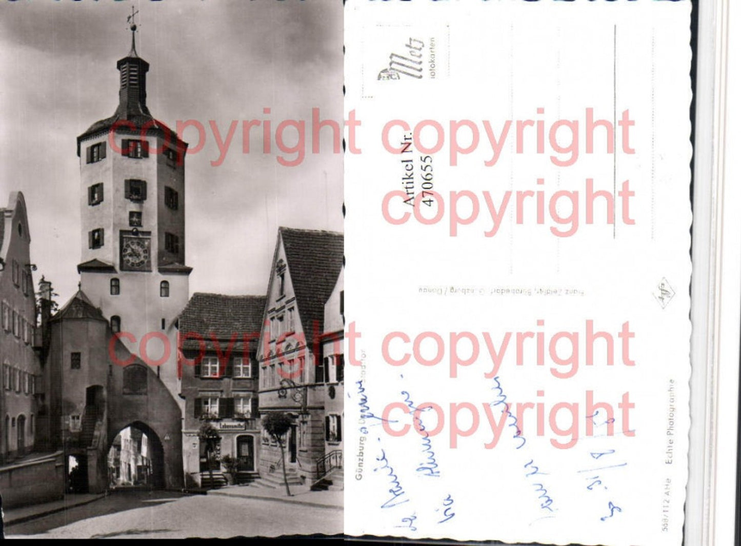 470655,Günzburg an d. Donau Stadttor Tor Turm