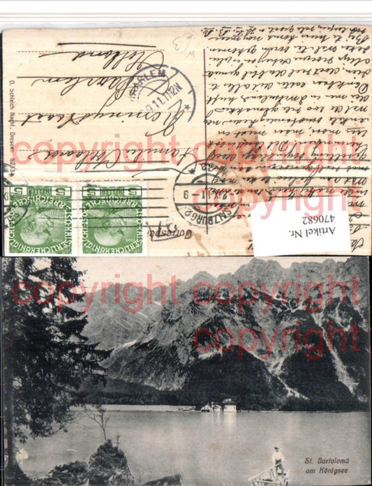470682,St. Bartholomä am Königssee b. Schönau Bergkulisse