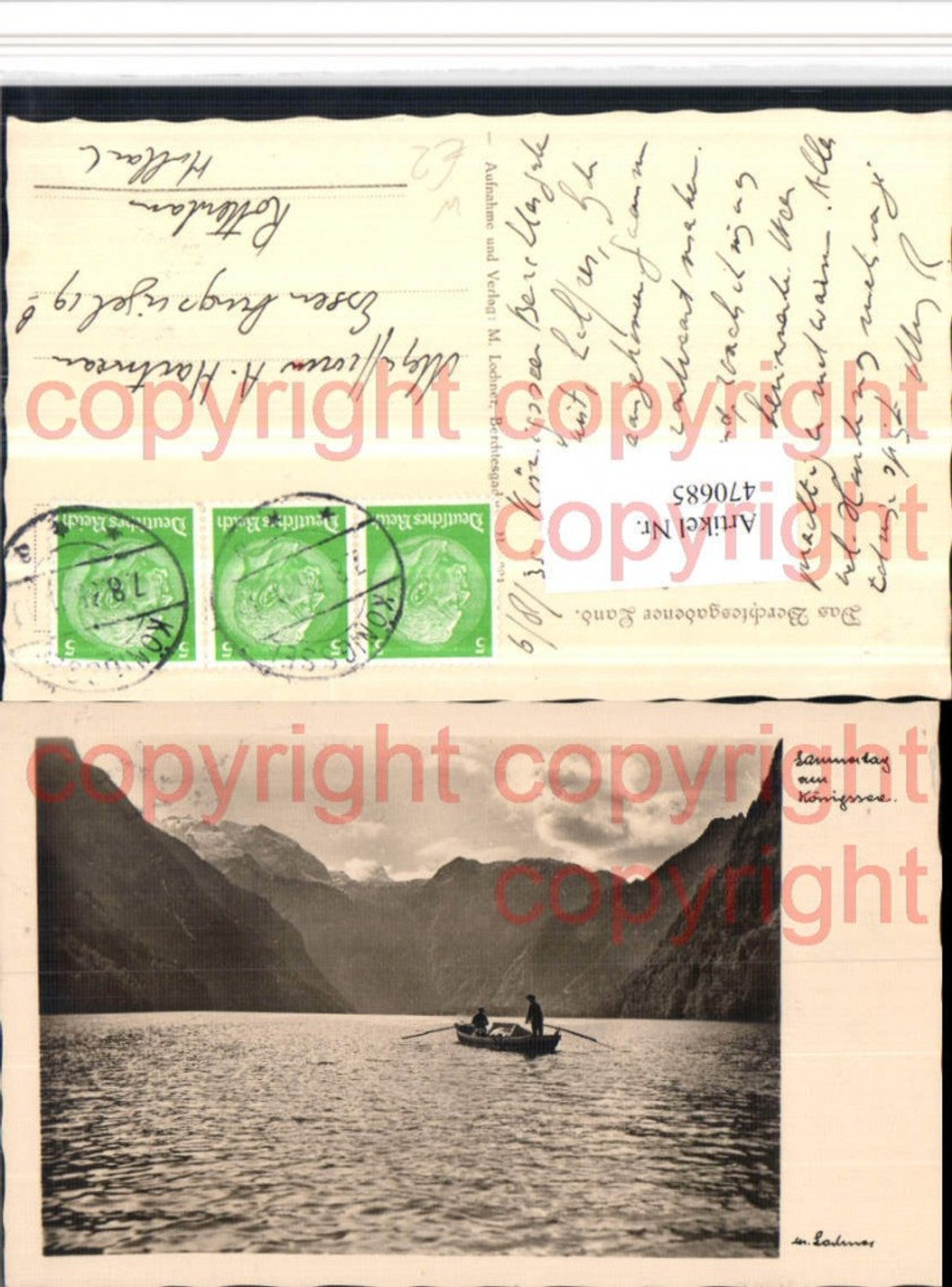 470685,Königssee See b. Schönau Bergkulisse Boot