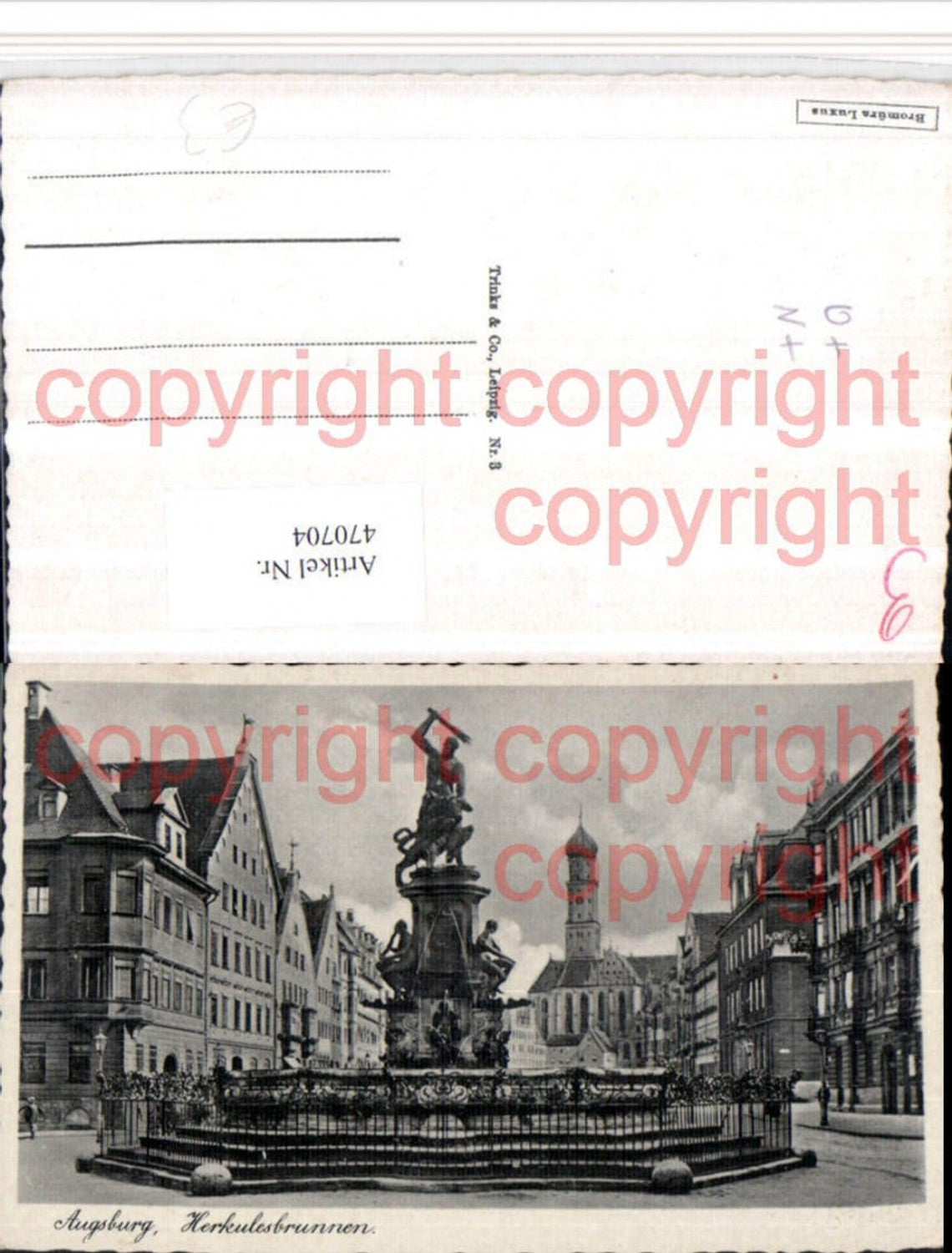 470704, Augsburg Hercules Fountain