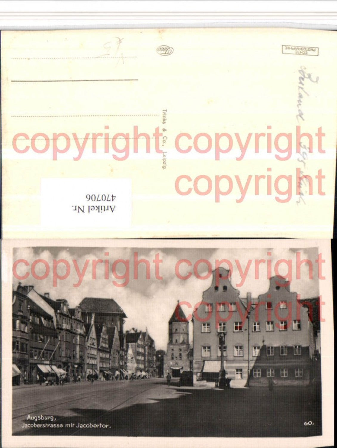 470706,Augsburg Jacoberstraße m. Jacobertor Straßenansicht pub Trinks & Co