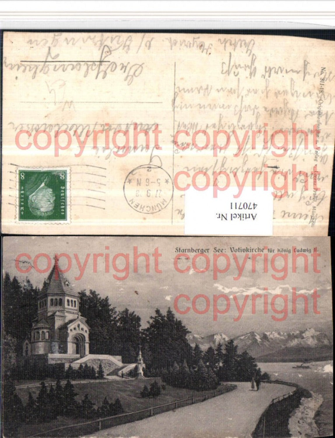 470711,Starnberger See Votivkirche Kirche für König Ludwig II