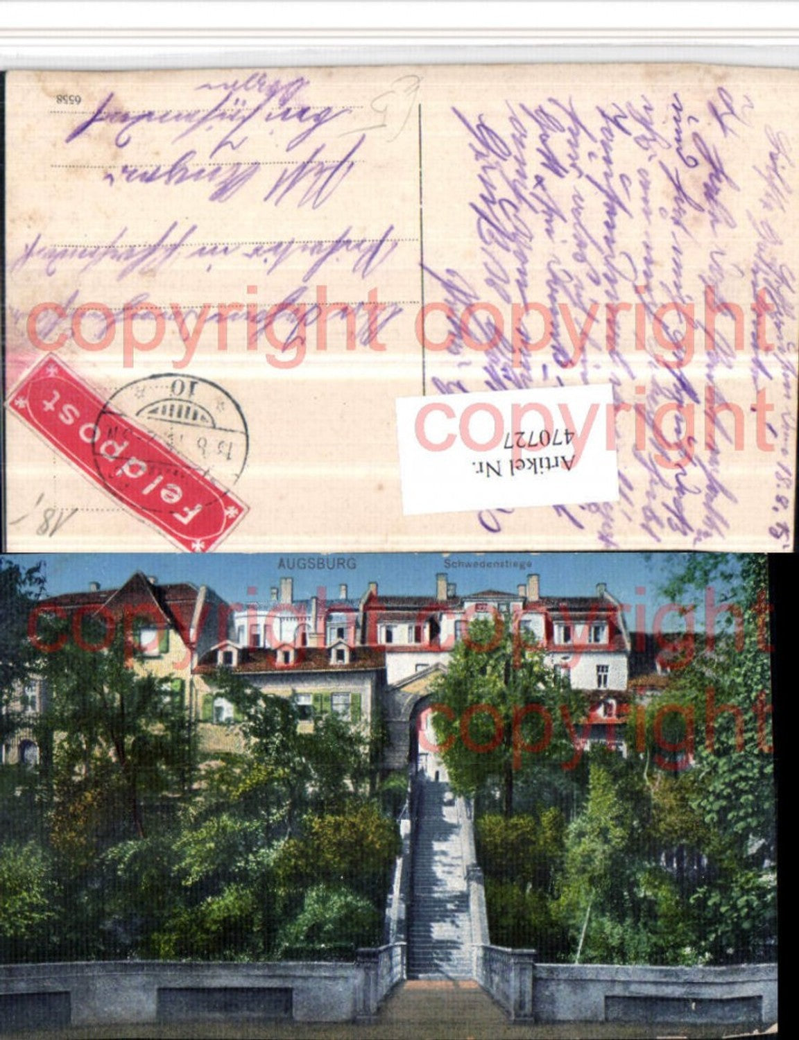 470727, Augsburg Schwedenstiege Staircase