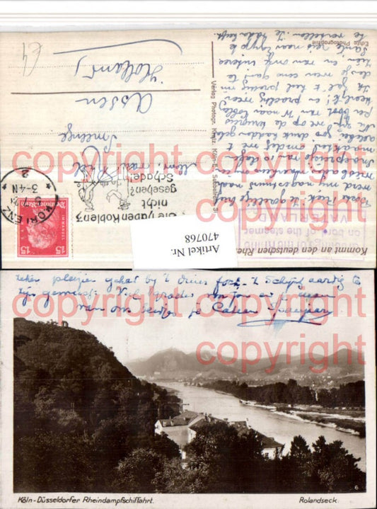 470768,Rolandseck Köln-Düsseldorfer Rheindampfschiffahrt