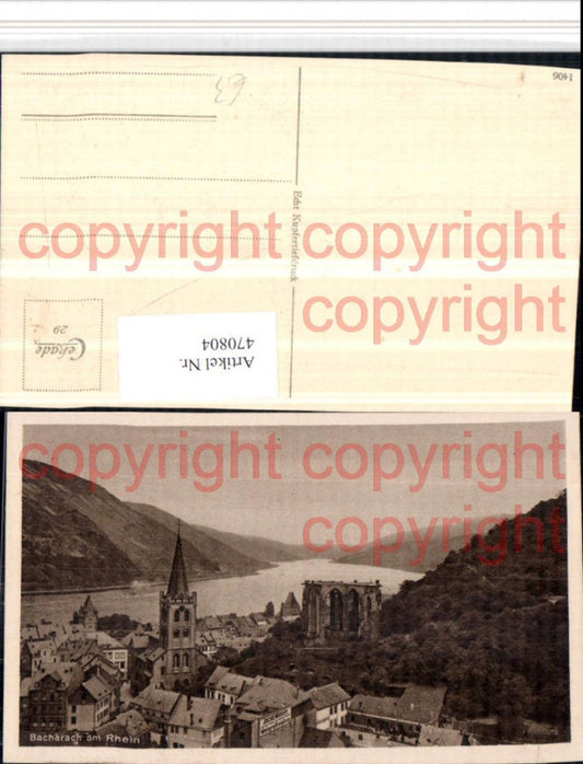 470804,Bacharach am Rhein Totale