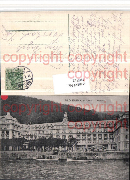 470812,Bad Ems an d. Lahn Kurhaus Gebäude