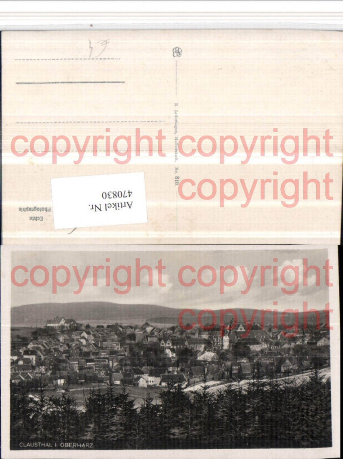 470830,Clausthal im Oberharz Totale