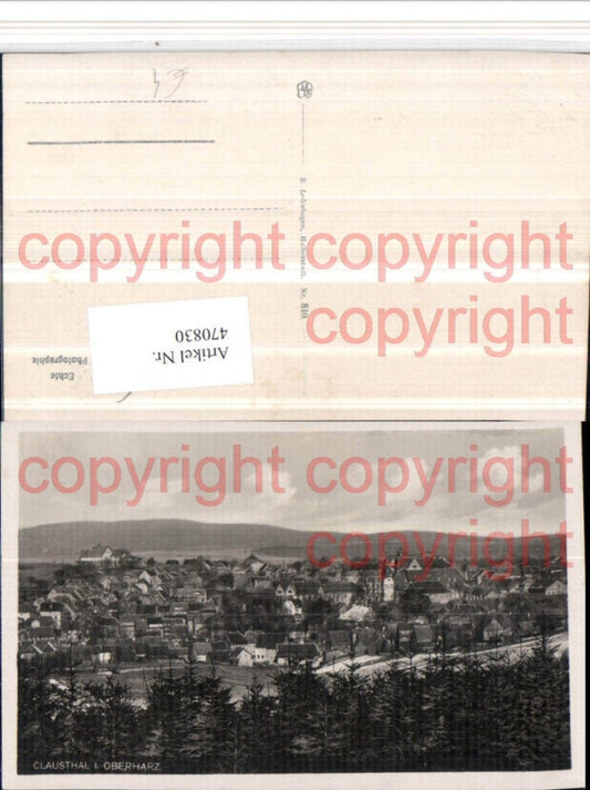 470830,Clausthal im Oberharz Totale