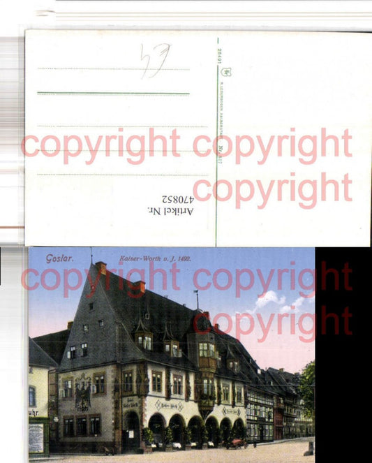 470852,Goslar Kaiser Worth Hotel Erker