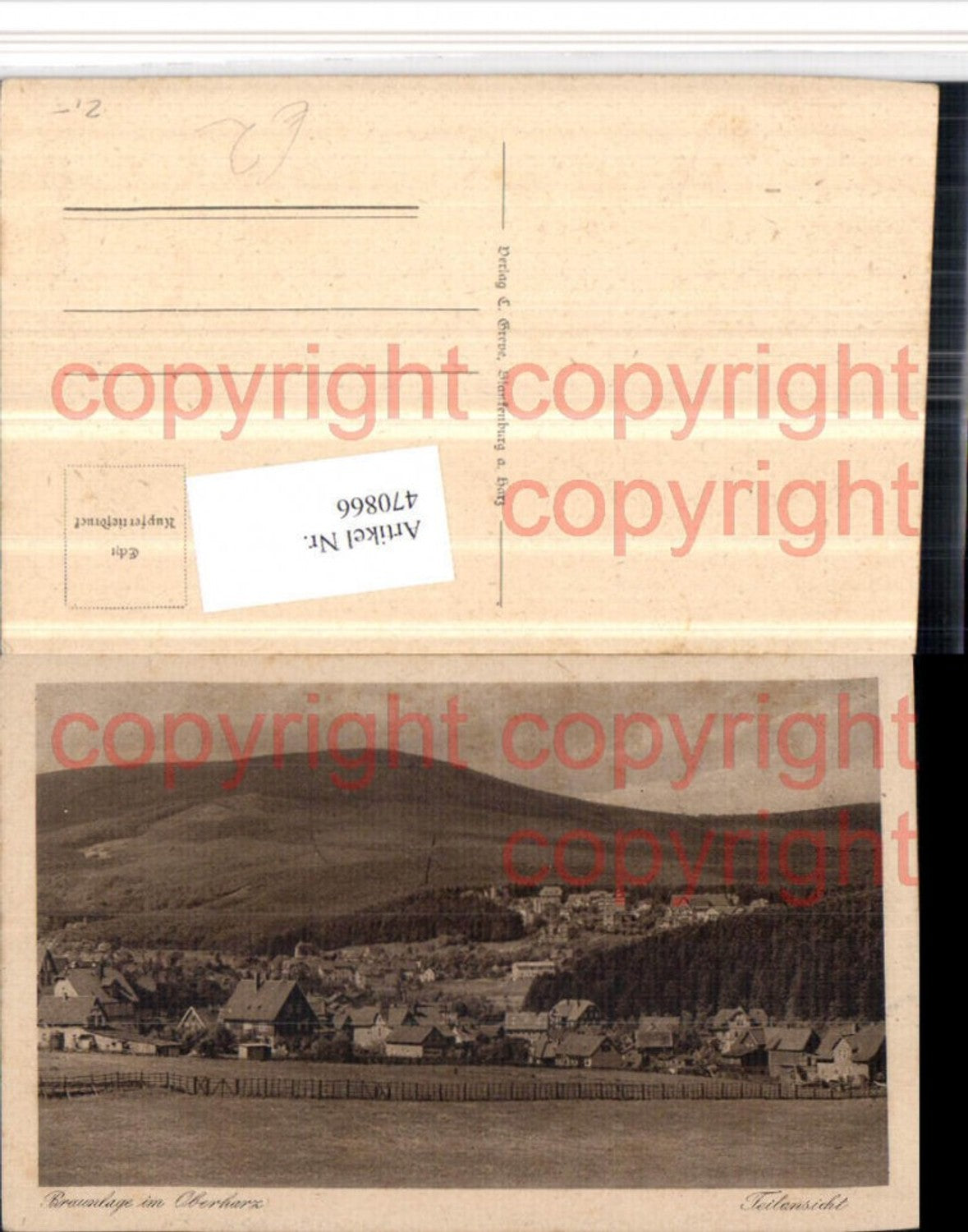 470866,Braunlage im Oberharz Teilansicht