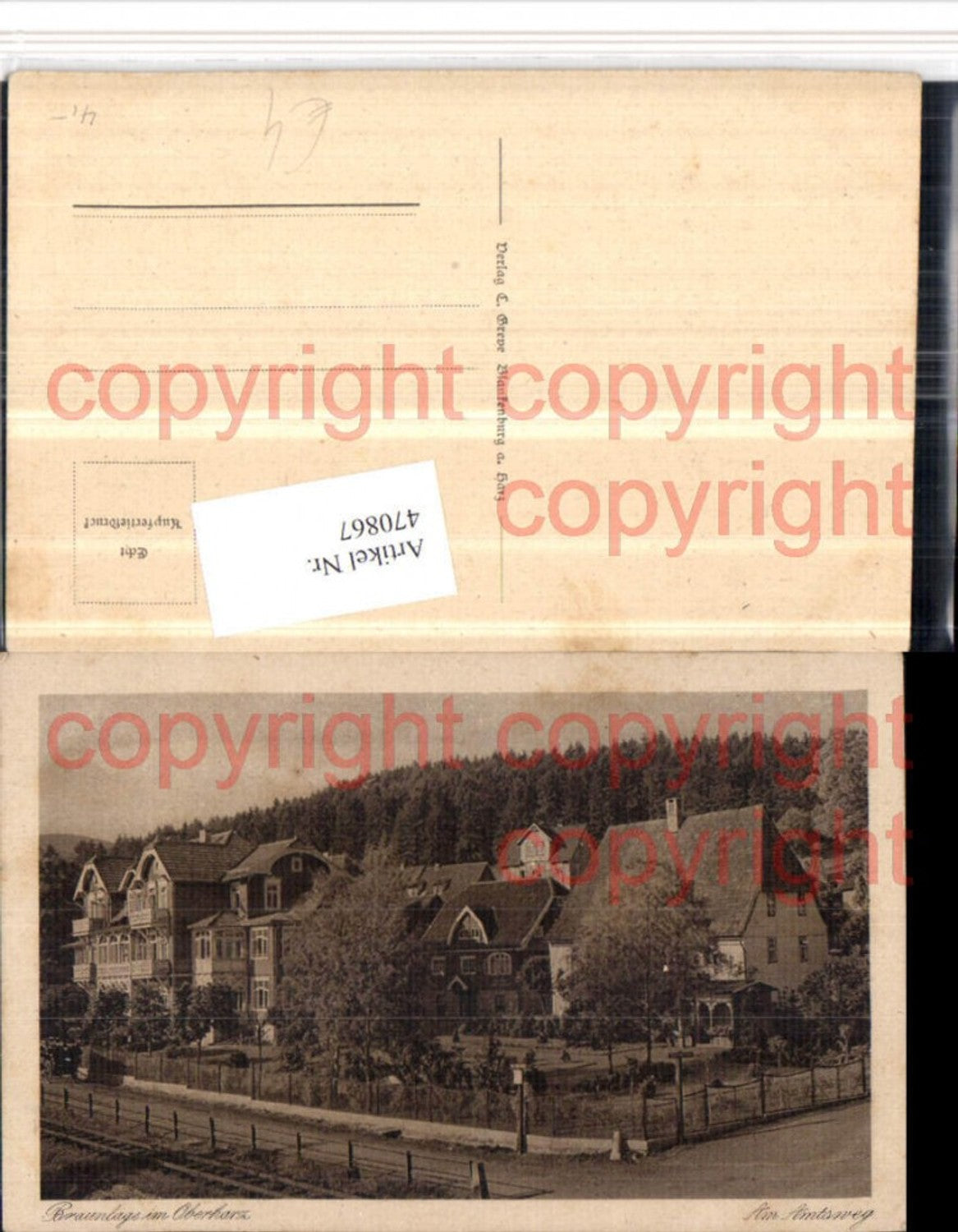 470867,Braunlage im Oberharz Am Amtsweg Häuser