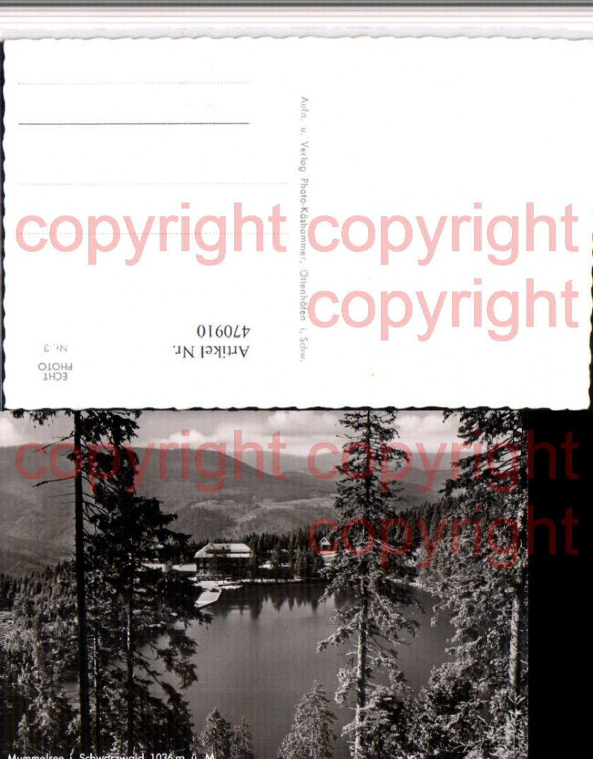 470910,Mummelsee Lake in the Black Forest b. Seebach