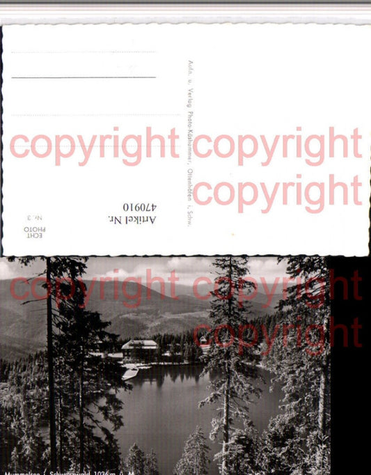 470910,Mummelsee Lake in the Black Forest b. Seebach