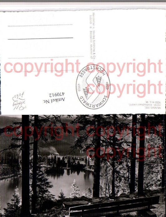 470912,Mummelsee Lake in the Black Forest b. Seebach