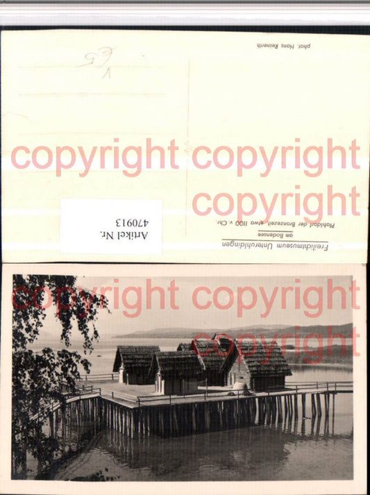 470913,Freilichtmuseum Unteruhldingen Pfahldorf pub Hans Reinerth