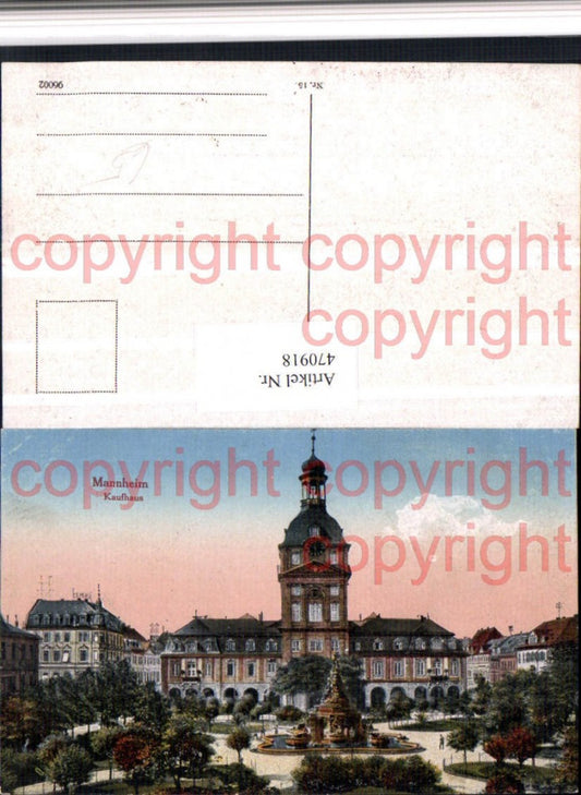 470918, Mannheim Department Store Building Tower