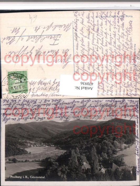 470936, Freiburg im Breisgau Günterstal Landscape