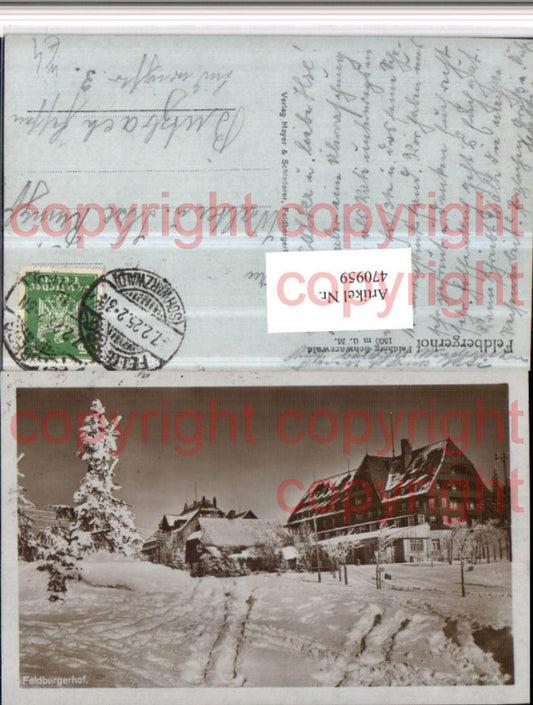 470959, Feldberg in the Black Forest, Feldbergerhof, winter scene