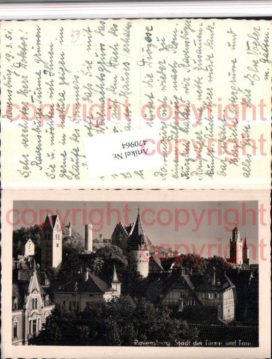 470964, Ravensburg Partial view of towers
