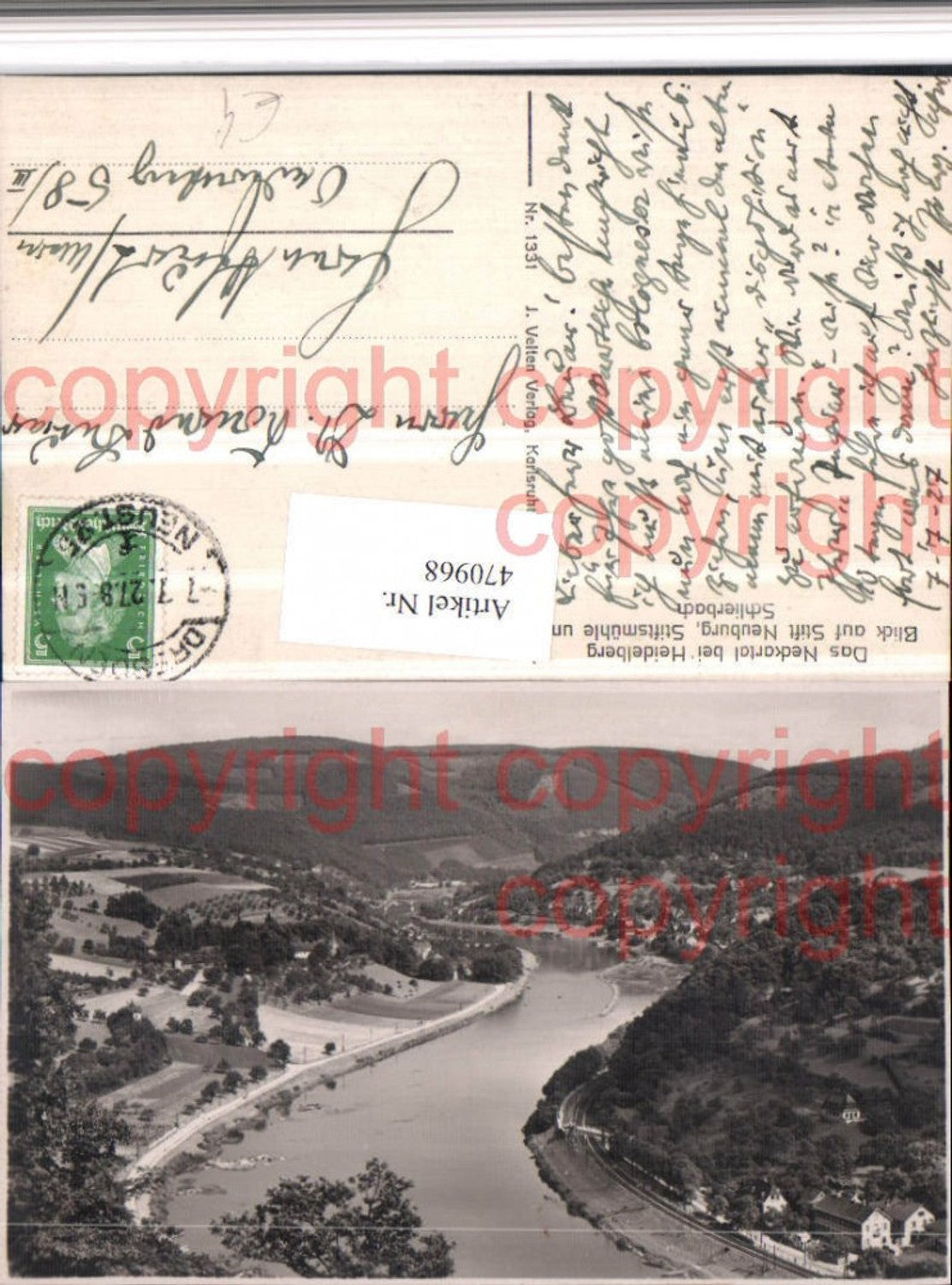 470968,Neckartal b. Heidelberg Stift Neuburg Stiftsmühle Schlierbach