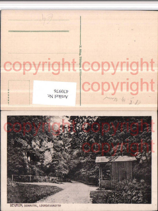 470976, Beuron Danube Valley Lourdes Grotto Lot