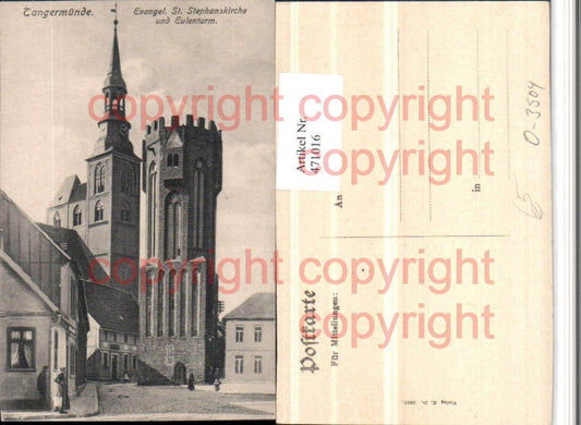 471016,Tangermünde Evangelische St. Stephanskirche Eulenturm