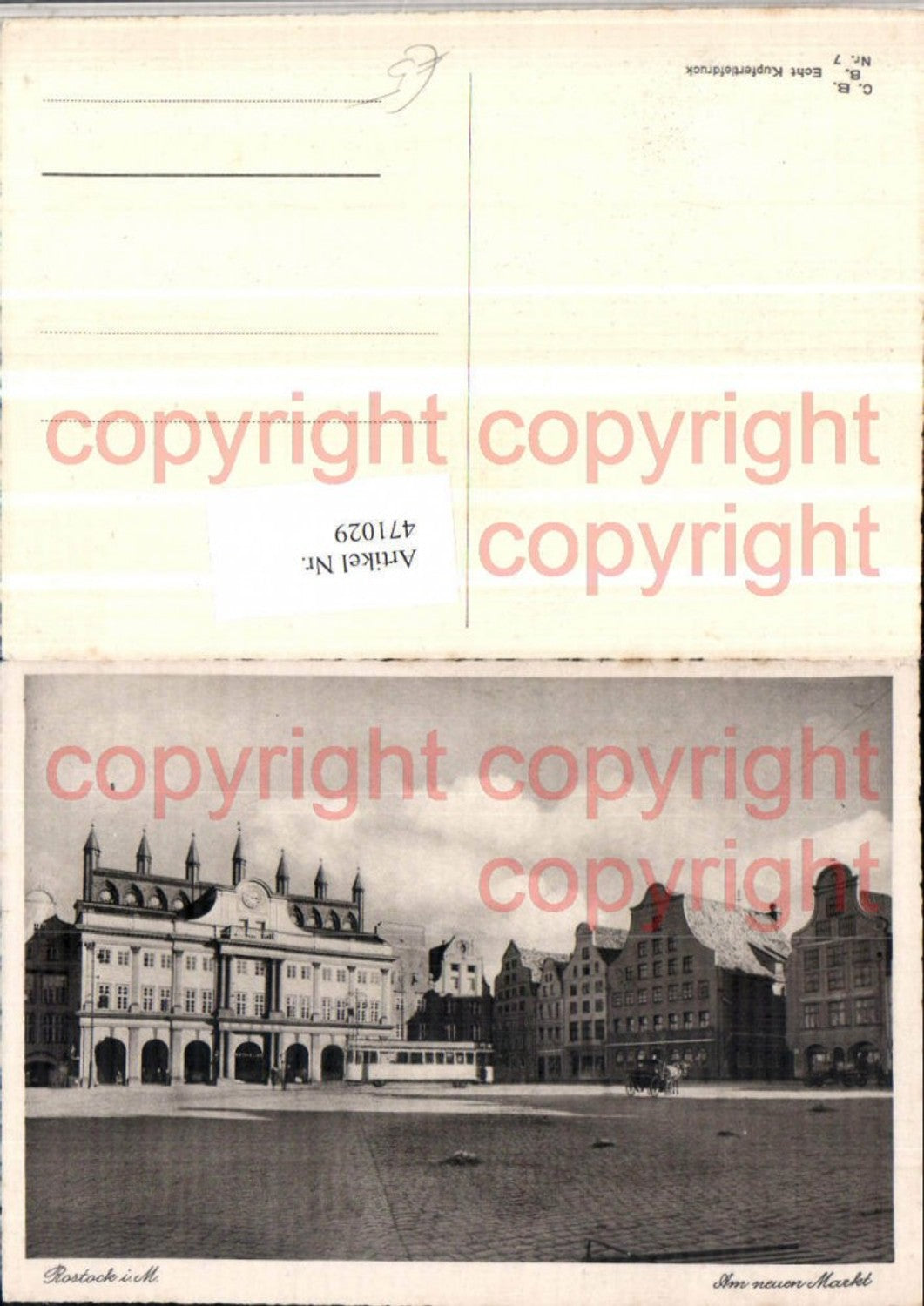 471029,Rostock Am neuen Markt Rathaus