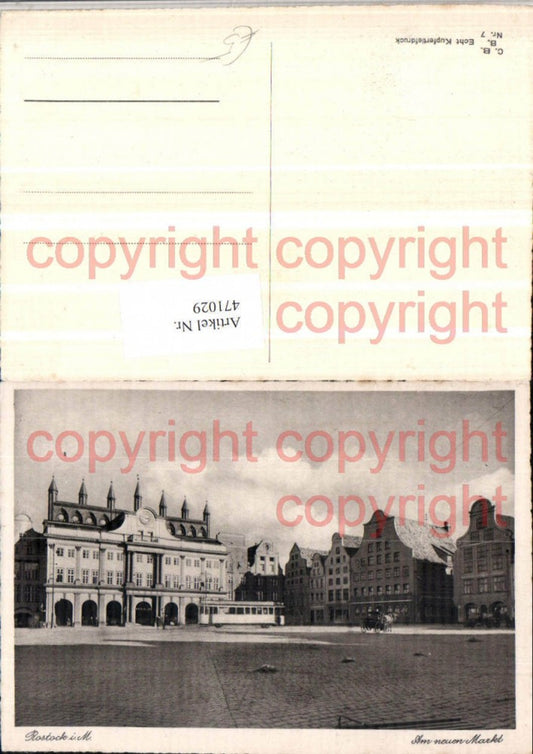 471029,Rostock Am neuen Markt Rathaus