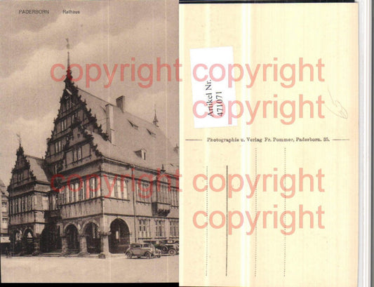 471071,Paderborn Rathaus Gebäude