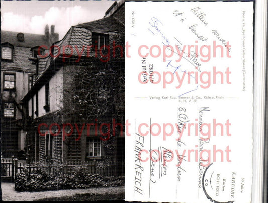 471082,Bonn am Rhein Beethovens Geburtshaus