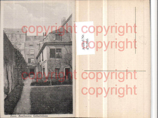 471086,Bonn am Rhein Beethovens Geburtshaus