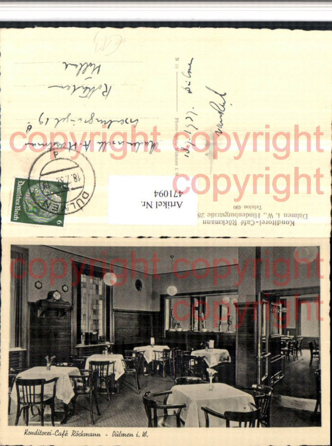 471094,Dülmen Konditorei Cafe Röckmann Innenansicht