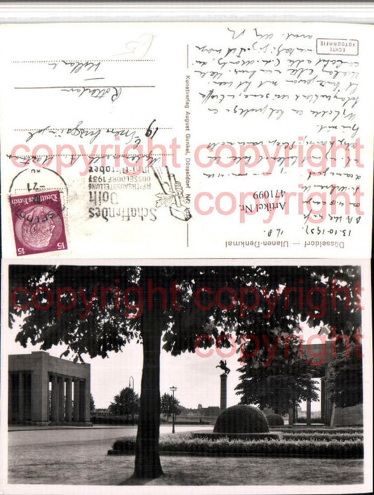 471099,Düsseldorf Ulanen-Denkmal Säule