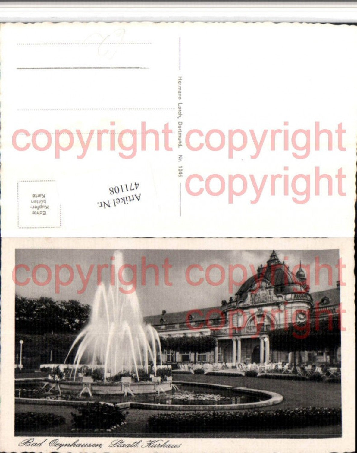 471108,Bad Oeynhausen Kurhaus Brunnen