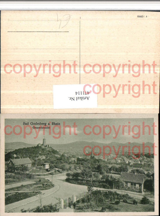471114,Bonn Bad Godesberg am Rhein Totale