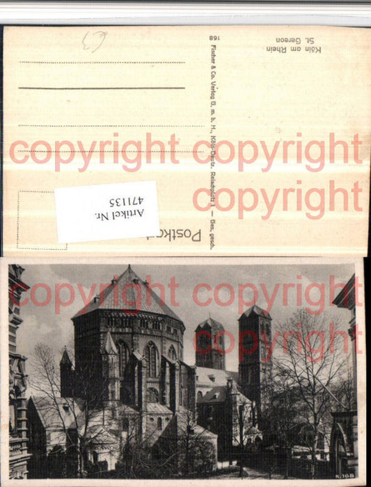 471135,Köln am Rhein St. Gereon Kirche