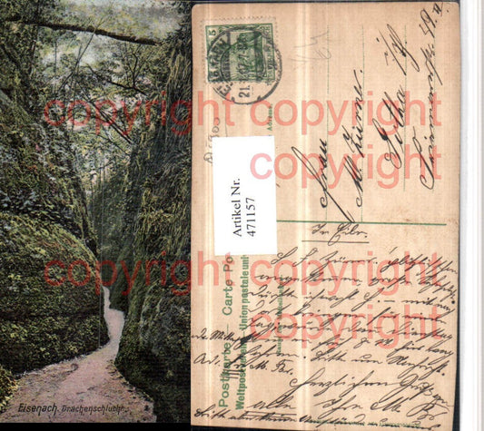 471157, Eisenach Drachenschlucht Gorge pub Ottmar Zieher