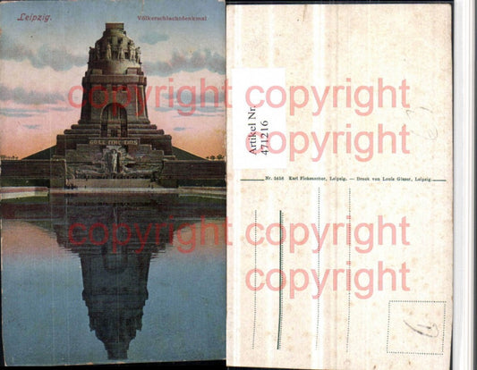 471216,Leipzig Völkerschlachtdenkmal Monument