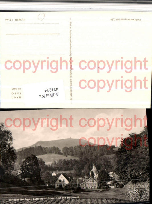 471234,Lückendorf Teilansicht m. Hochwald